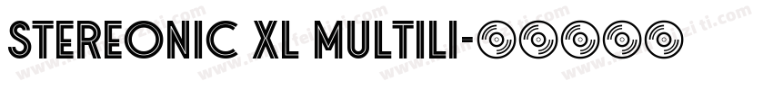 Stereonic XL Multili字体转换